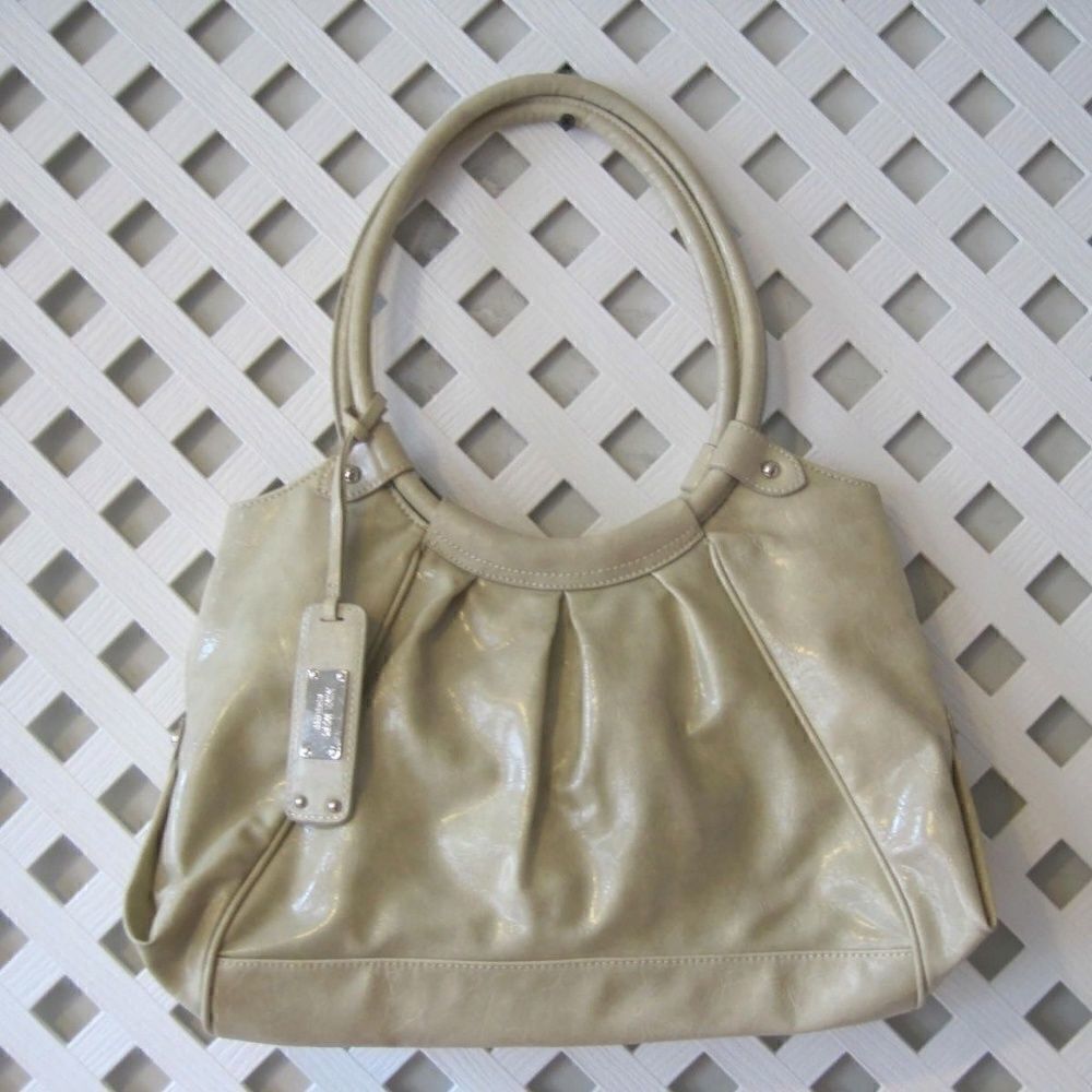 NINE WEST Handbag Purse Womens Ivory